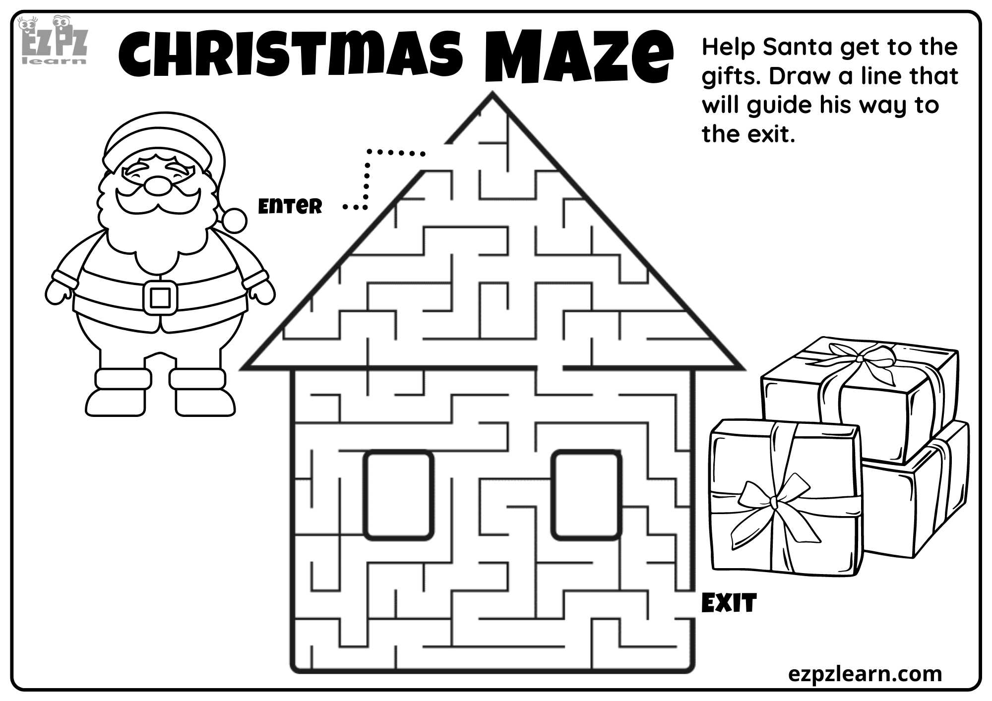 christmas-maze-2-ezpzlearn